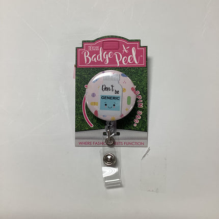 Outside The Box - Badge Reel Acrylic