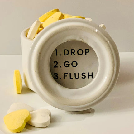 Wabi Whiffs Ceramic Fizzy Toilet Bombs Jar