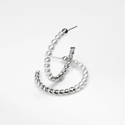 Michelle McDowell Silver Hoop Collection