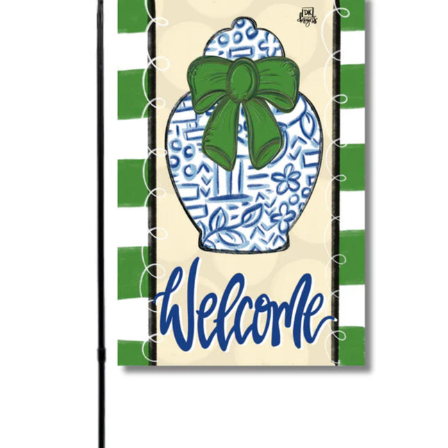 Ginger Jar Garden Glam Flag