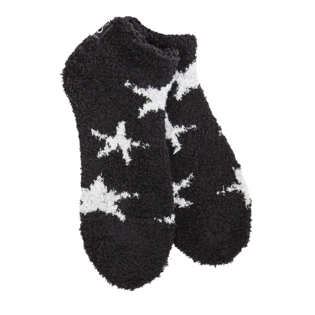 Star Black Cozy Socks