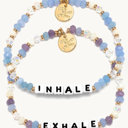 Little Words Project Breathe & Inhale Duo Bracelet