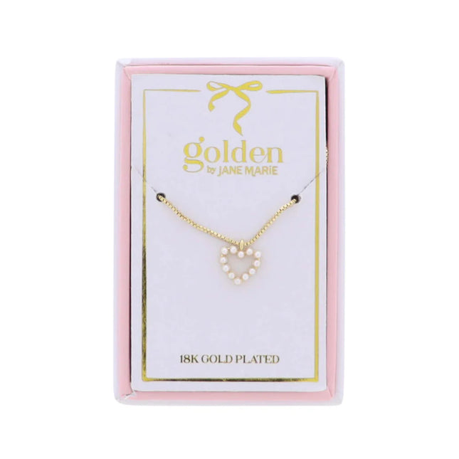 Pearl Heart Necklace