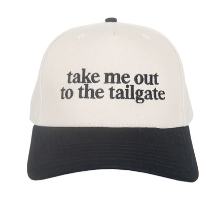 Take Me Out To The Tailgate Two-Toned Hat