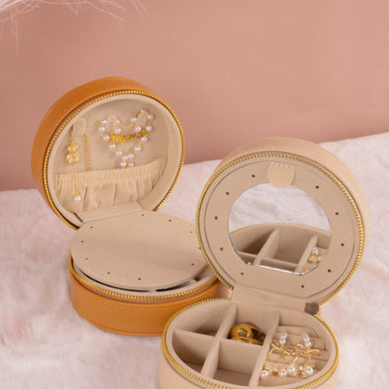 Leather Travel Jewelry Box