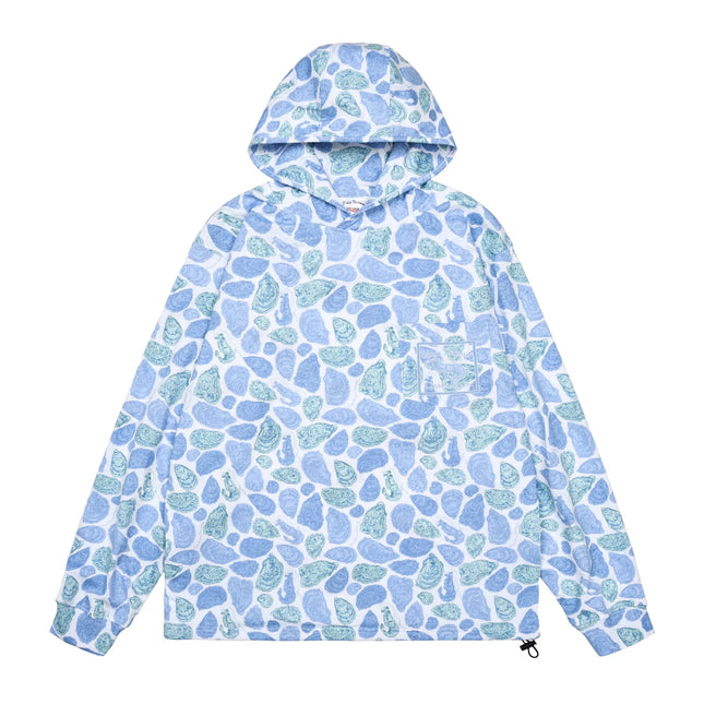 Blue Oyster Camo T-Shirt Hoodie