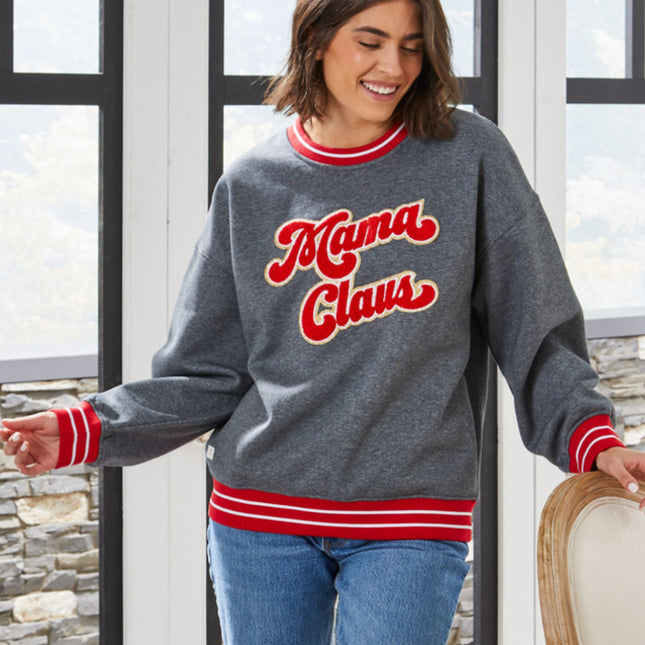 Mama Claus Varsity Crew