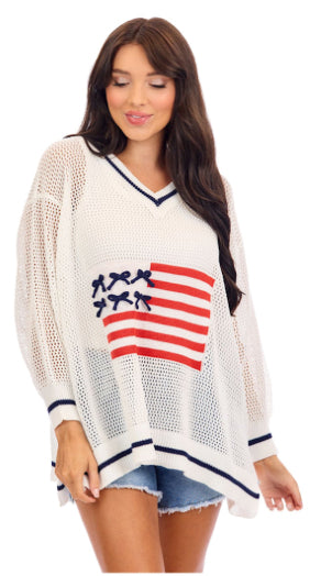 American Sweater with Bows