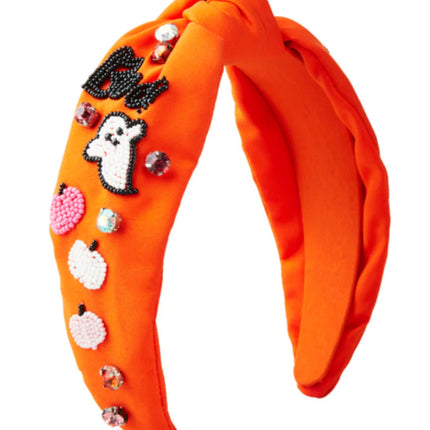 Halloween Beaded Headband