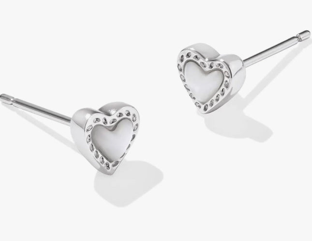 Mini Ari Heart Stud Earrings