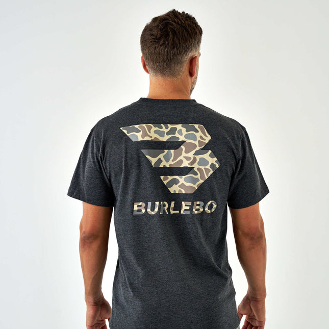 Flying B Deer Camo Logo Short Sleeve