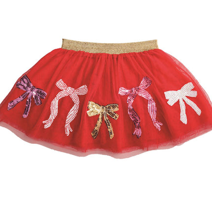 Multi Bow Sequin Tutu