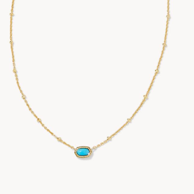 Gold Mini Elisa Pendant Necklace