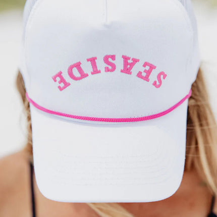 Seaside Upside Down Trucker Cap with Rope