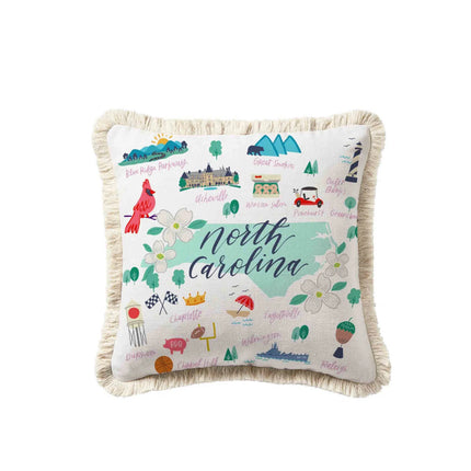 North Carolina Square Pillow