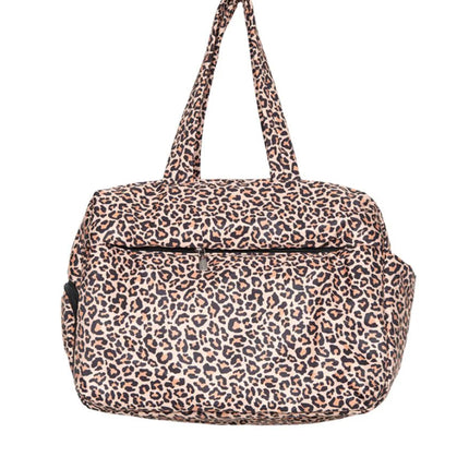 Leopard Print Weekender Bag
