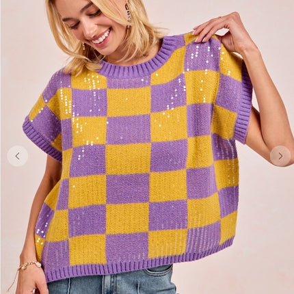 Game Day Sequin Sweater