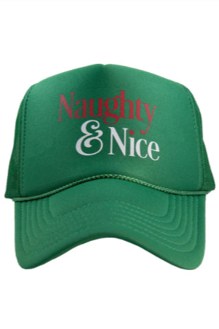 Naughty and Nice Trucker Hat