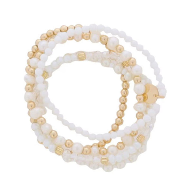 Set of 5 Beaded Bracelets