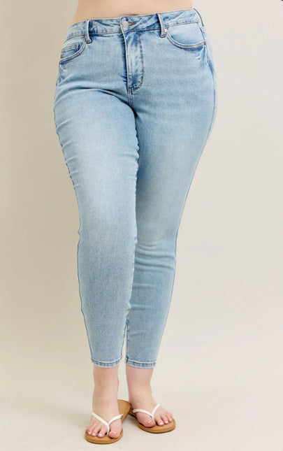 Tummy Control Vintage Skinny Jeans