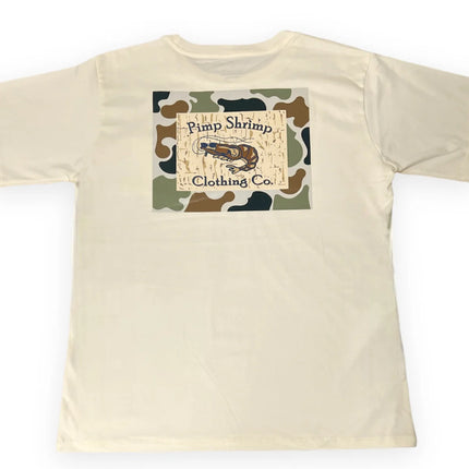 Pimp Shrimp Shirt Sleeve T-shirt Camo-Back