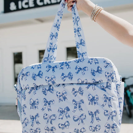 Chinoiserie Bow Weekender Bag