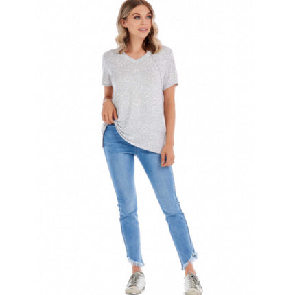 MudPie Minah V Neck Tee