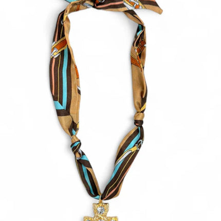 Pendant Scarf Necklace