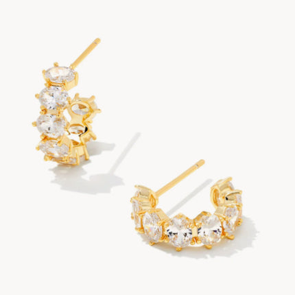 Cailin Crystal Huggie Earring