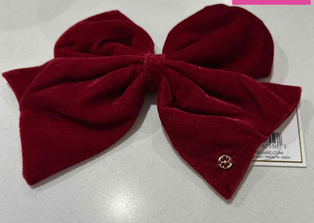 Velvet Red Magnetic Bow