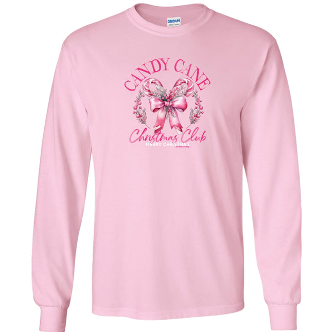Candy Cane Holiday Club LS Tee