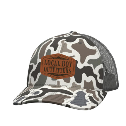 Topo Leather Trucker Hat