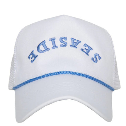 Seaside Upside Down Trucker Cap with Rope
