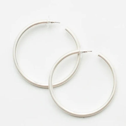 Michelle McDowell Salem Silver Earrings