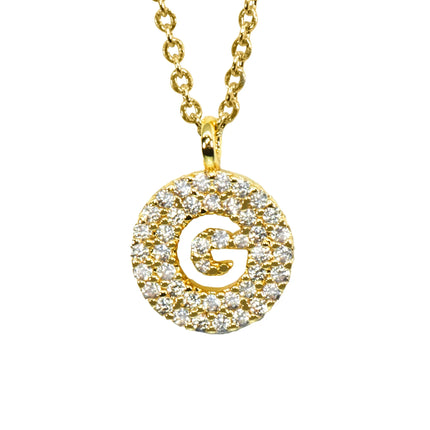 Maya J Gold Initial Necklace