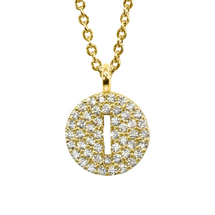 Maya J Gold Initial Necklace