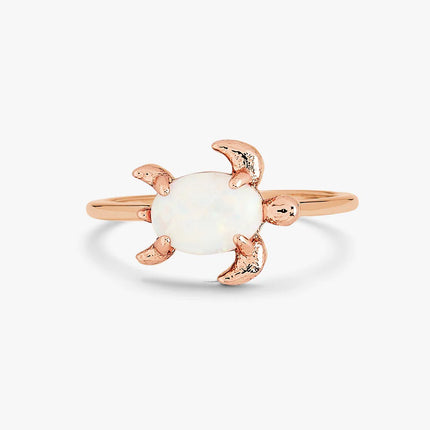 Pura Vida Turtle Ring Rosegold