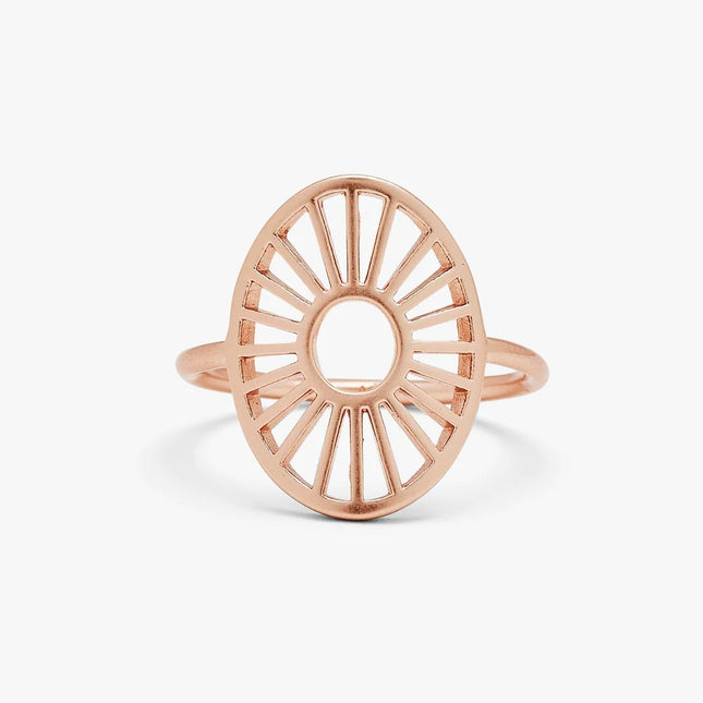 Sunburst Ring Rosegold