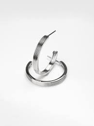 Michelle McDowell Silver Hoop Collection