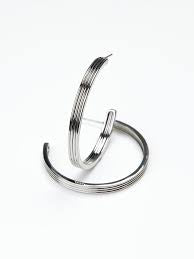 Michelle McDowell Silver Hoop Collection