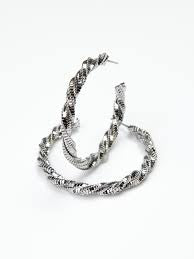 Michelle McDowell Silver Hoop Collection