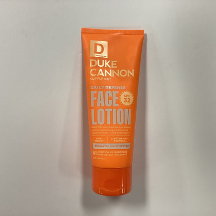 Duke Cannon 3oz Daily Defense SPF 32 Face Lotion