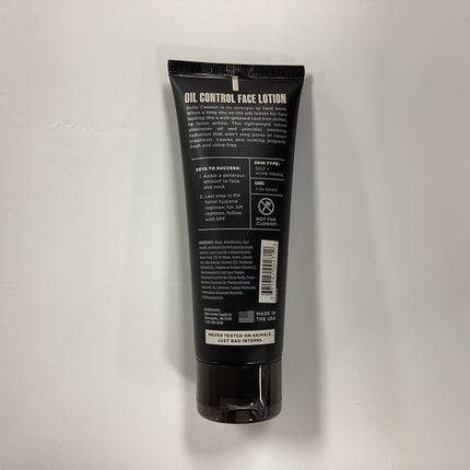 Duke Cannon 3oz Oil Control Face Lotion