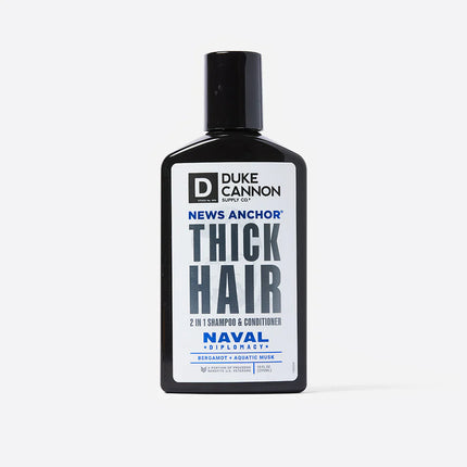 Duke Cannon News Anchor Hair Wash 2 in 1 - Naval Diplomacy 14oz