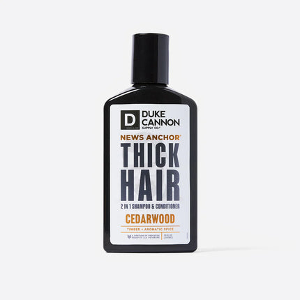 Duke Cannon News Anchor Hair Wash 2 in 1 - Cedarwood