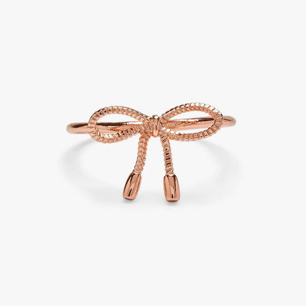 Pura Vida Rose Gold Bow Tie Ring