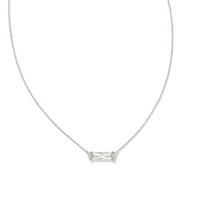 Fletcher White Crystal Necklace