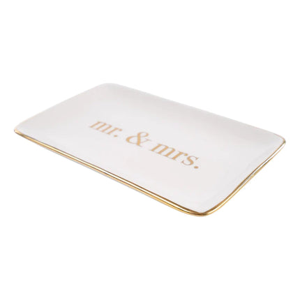 Glory Haus Trinket Tray Mr. & Mrs.