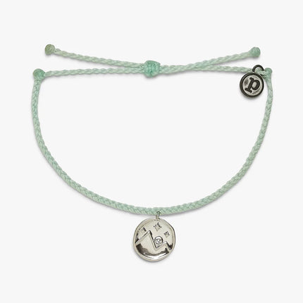 Pura Vida Crystal Mountain Coin Sliver