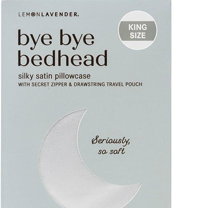 Lemon Lavender Bye Bye Bedhead Satin Pillowcase King